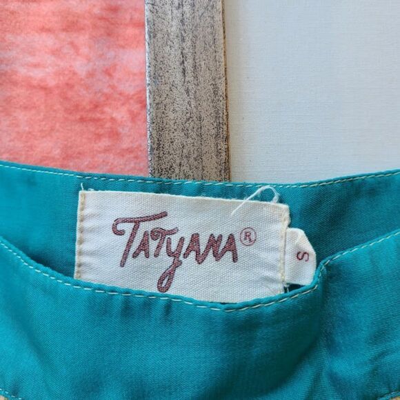 Tatyana Beige Butterfly Print High Waist Full Swing Circle Skirt Small - Picture 10 of 11